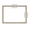 Amanti Art Florence Light Brown Framed Magnetic Dry Erase Board - 4 of 4