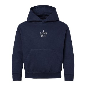 The Juniper Shop Embroidered I Love You Words Youth Graphic Hoodie - 1 of 3