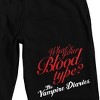 Vampire Diaries What's Your Blood Type Men's Black Sleep Pajama Shorts - 2 of 4