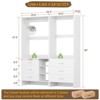 Aheaplus Set of 2 Closet Organizers, Walk-in Closet System with Hanging Rods and Drawers - 4 of 4