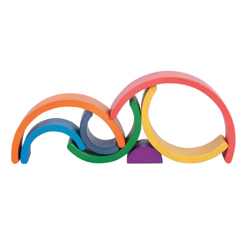 TickiT Wooden Rainbow Architect Arches, Set of 7, 4 of 10