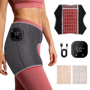 Morfone 660nm Wireless Red Light Therapy Belt. Features timer settings and three adjustable intensity levels—For use on the hips and shoulders. - 1 of 4