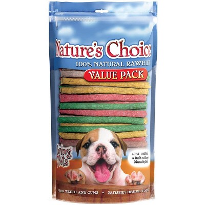 Loving Pets Nature's Choice 5 Inch Assorted Munchy Sticks (100 Pack)