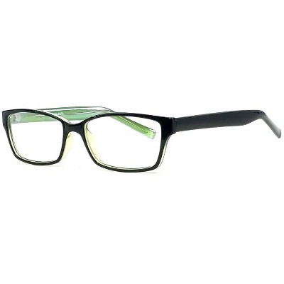 Soho Vivid Authentic 1020 in Black-Green Crystal 53 mm Designer Reading Glasses