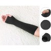 INSPIRE CHIC Winter Warmers Fingerless Thumbhole Knitted Party Costume Gloves - 2 of 4