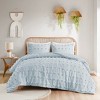 Gulches Twin Twin XL White Clip Jacquard 2 Piece Comforter Set - 3 of 4