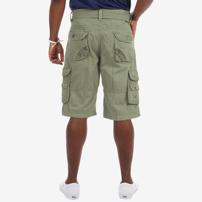 X RAY Men's Classic Fit 12.5" Inseam Knee Length Cargo Shorts, 2 of 5