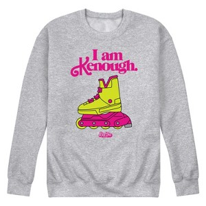 Men's - Barbie - I Am Kenough Rollerblades Graphic Fleece Sweatshirt - 1 of 4