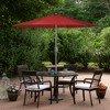 Northlight 8.5' Outdoor Patio Market Umbrella with Hand Crank - Red - 2 of 4