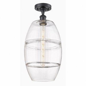Vaz - 1 Light Semi-Flush Mount In Industrial Style-19.75 Inches Tall and 10 Inches Wide - 1 of 1