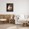 Stupell Industries Happy Halloween Smiling Ghost Pumpkin Black Framed Floater Canvas Wall Art - 2 of 4