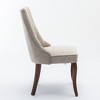 Dining Chairs Set Of 2, Upholstered Dining Chair With High Backrest, High Rebound Sponge, Triple Elastic Structure, Kitchen Dining Chair - 4 of 4