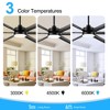 Airsurfer 65 Inch Large Ceiling Fans With Lights And Remote - 3 of 4