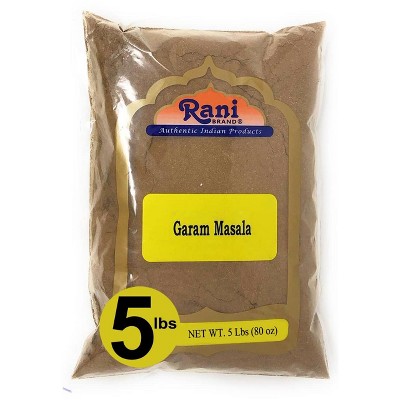 Garam Masala, Indian 11-spice Blend - 5lbs (80oz) 2.27kg - Rani Brand ...