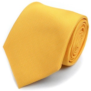 Men's Solid Color Microfiber Poly Woven 3.25 Inch Wide And 57 Inch Long Necktie - 1 of 4
