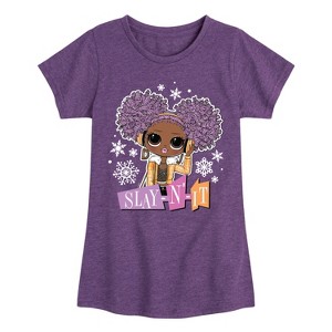 Girls' - LOL Surprise! - Winter Dolls Fitted Short Sleeve Graphic T-Shirt - 1 of 4