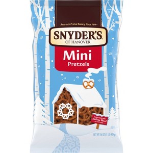 Snyder's of Hanover Pretzels Mini Pretzels Family Size - 16oz - 1 of 4