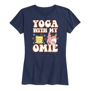 Women's - SpongeBob SquarePants - Yoga with My Omie Short Sleeve Graphic T-Shirt - 1 of 4
