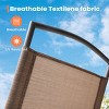 Pellebant 2pc Patio Folding Chairs 2-Pack Dining Chairs Outdoor Portable Sling with Armrest - 4 of 4