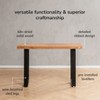 MH London Mila 30" Solid Wood Console Table with Rectangle Top - 3 of 4