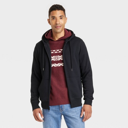 Zip Up Hoodies for Men, Men's Winter Fashion Tops Stitching Casual Zipper  Pocket Sweatshirt Winter Hooded Sweater Top