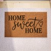 Flash Furniture Harbold 18" x 30" Indoor/Outdoor Coir Doormat with Home Sweet Home Message and Non-Slip Backing - 3 of 4