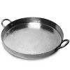 HomeRoots Hammered Round Scallop Serving Tray - 3 of 3