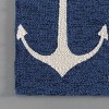 Nuloom Hand Hooked Despina Indoor/ Outdoor Area Rug, Square 6' x 6', Blue - 4 of 4