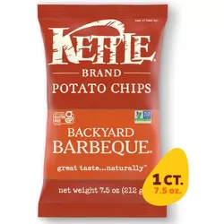 Kettle Barbecue Potato Chips - 7.5 oz