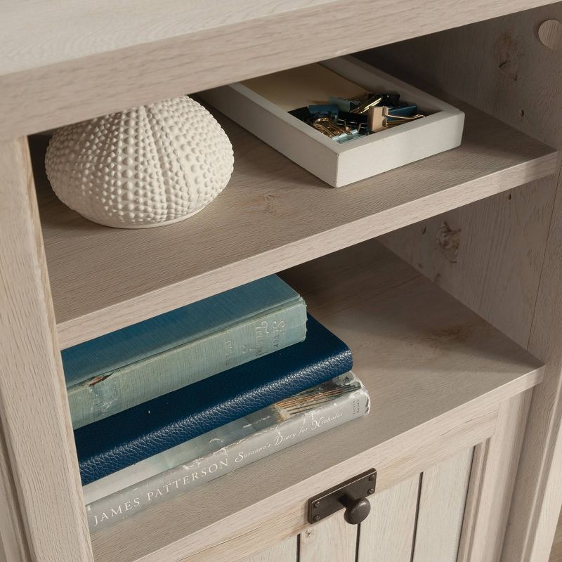 Costa Corner Desk Chalked Chestnut - Sauder: Home Office Furniture with File Drawer, Adjustable Shelf, Cord Management, 3 of 6