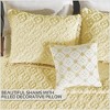 Charleston 100% Cotton Soft & Plush Chenille Tufted Diamond Pattern Unique Luxurious Bedspread & Sham Set, All-Season, Machine Washable Coverlet Set - 4 of 4