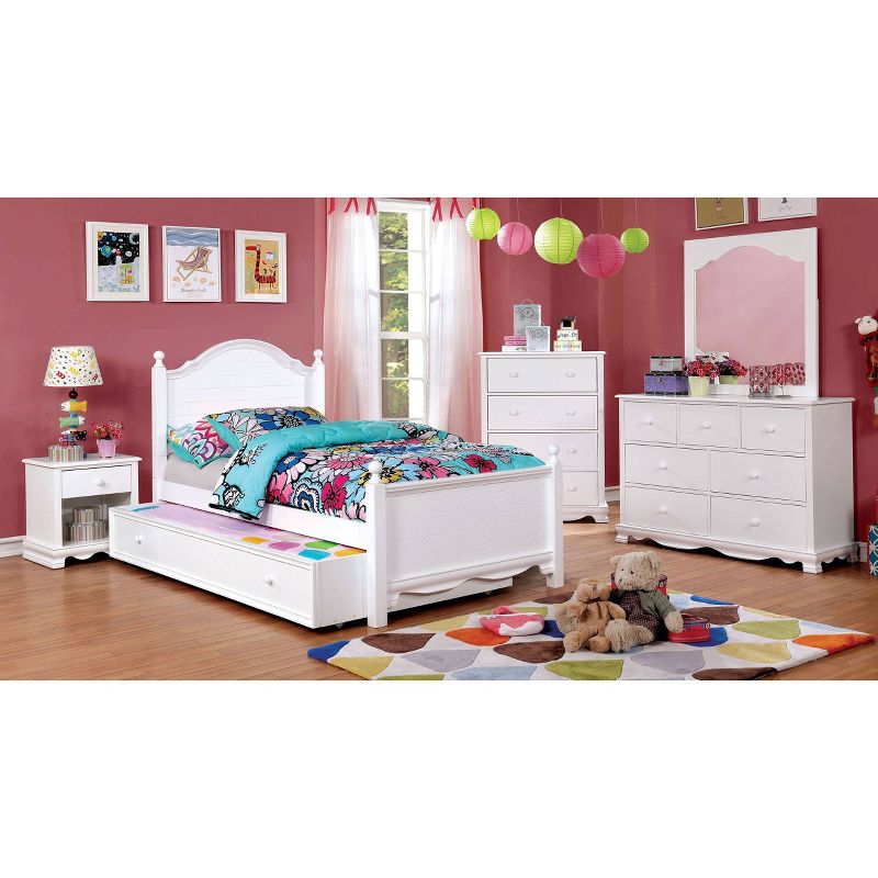 Full Ranallo Contemporary Plank Panel Platform Bed White - HOMES: Inside + Out, 5 of 6