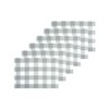 C&F Home Franklin Slate Gingham Check Placemat, Set of 6 - 3 of 4