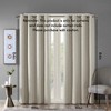PAGED Printed Heathered Slub Blackout Curtain for Bedroom,Window Curtain Panel with Grommet Top,Living Room Curtains Machine Washable - 2 of 4
