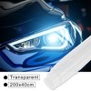 Unique Bargains for Car Headlight Taillight Fog Light Vinyl Tint Wrap Film Clear - 2 of 4