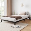 14 Inch Twin Bed Frame Metal Platform, Twin Bed Frame with Ample Storage, No Box Spring Needed and Steel Slat Support, Easy Assembly, Black - 3 of 4