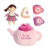 ebba Small My Lil Tea Party Baby Talk Engaging Baby Stuffed Animal Purple 9" - 4 of 4