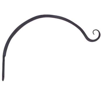 Panacea Black Wrought Iron 7 in. H Curved Plant Hook 1 pk