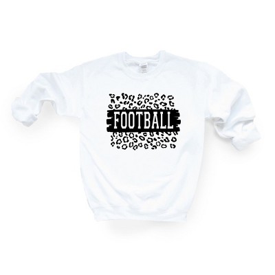 Simply Sage Market Women's Graphic Sweatshirt Football Leopard