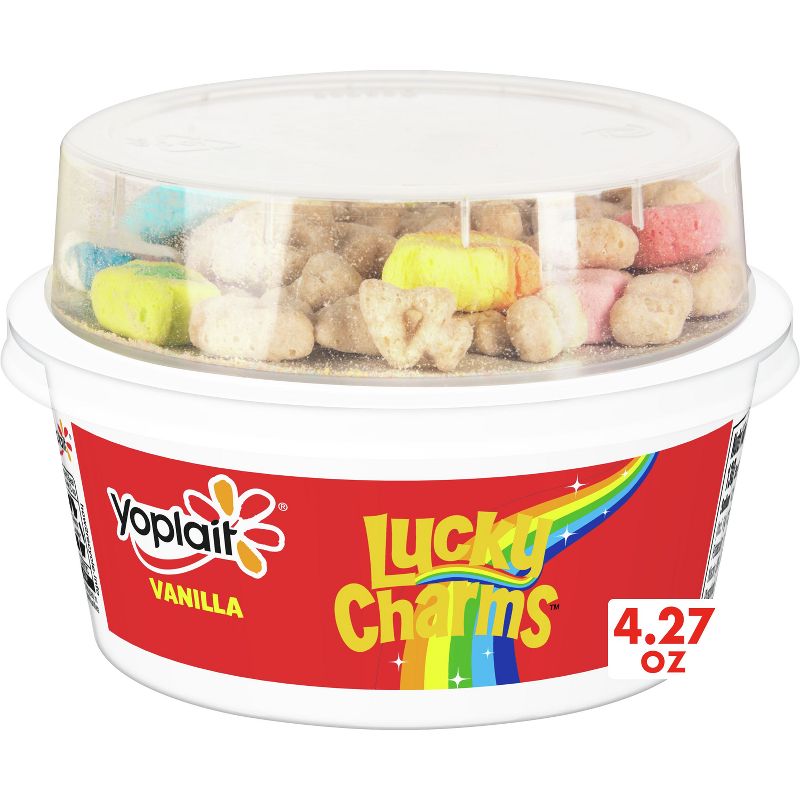 Yoplait Original Lucky Charm Cereal Topped Yogurt Cup - 4.2oz, 1 of 12