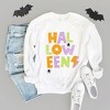 Simply Sage Market Women's Graphic Sweatshirt Halloween Lightning Bolt Colorful - 3 of 4