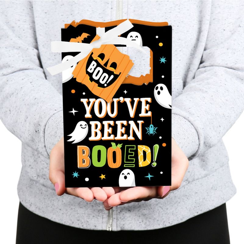 Big Dot of Happiness You've Been Booed - Ghost Halloween Party Favor Boxes - Set of 12, 5 of 7