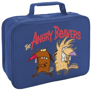 Angry Beavers Brothers And Logo Insulated Soft Sided Lunch Box - 1 of 4