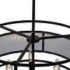 Chloe Lighting Sienna Contemporary 4 Light Matt Black Finish Ceiling Pendant 20" Wide - 2 of 4