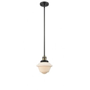 Oxford - 1 Light Stem Hung Mini Pendant In Traditional Style-8 Inches Tall and 7.5 Inches Wide - 1 of 1