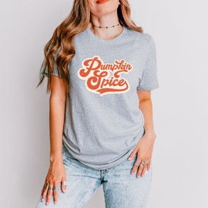 Simply Sage Market Retro Pumpkin Spice Words Short Sleeve Tee - 1 of 4