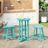 WestinTrends Malibu All Weather HDPE Outdoor Patio Counter Height Bistro Set (3-Piece) - 2 of 4