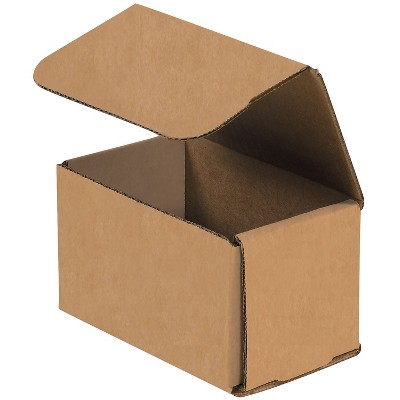 Box Partners Corrugated Mailers 5" x 3" x 3" Kraft 50/Bundle M533K