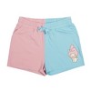My Melody Character Art Pink & Blue Contrast Women's Sweat Shorts - 4 of 4