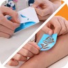 Original Stationery 33-Piece Glitter Tattoo Set for Kids, 24 Stencils, 6 Colorful Glitters, 2 Brushes, 1 Body Adhesive, Fun Holiday Gifts - 3 of 4